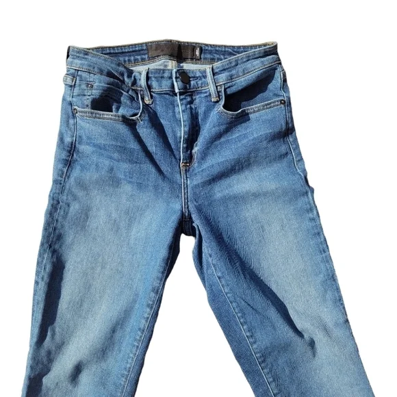 Denim X Alexander Wang Whip Skinny Jeans in Medium Indigo - Picture 3 of 11